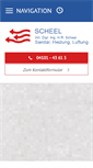 Mobile Screenshot of haustechnik-scheel.de